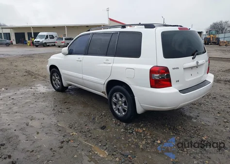 2005 Toyota Highlander V6 из США, поврежденный, VIN JTEGP21A550087362